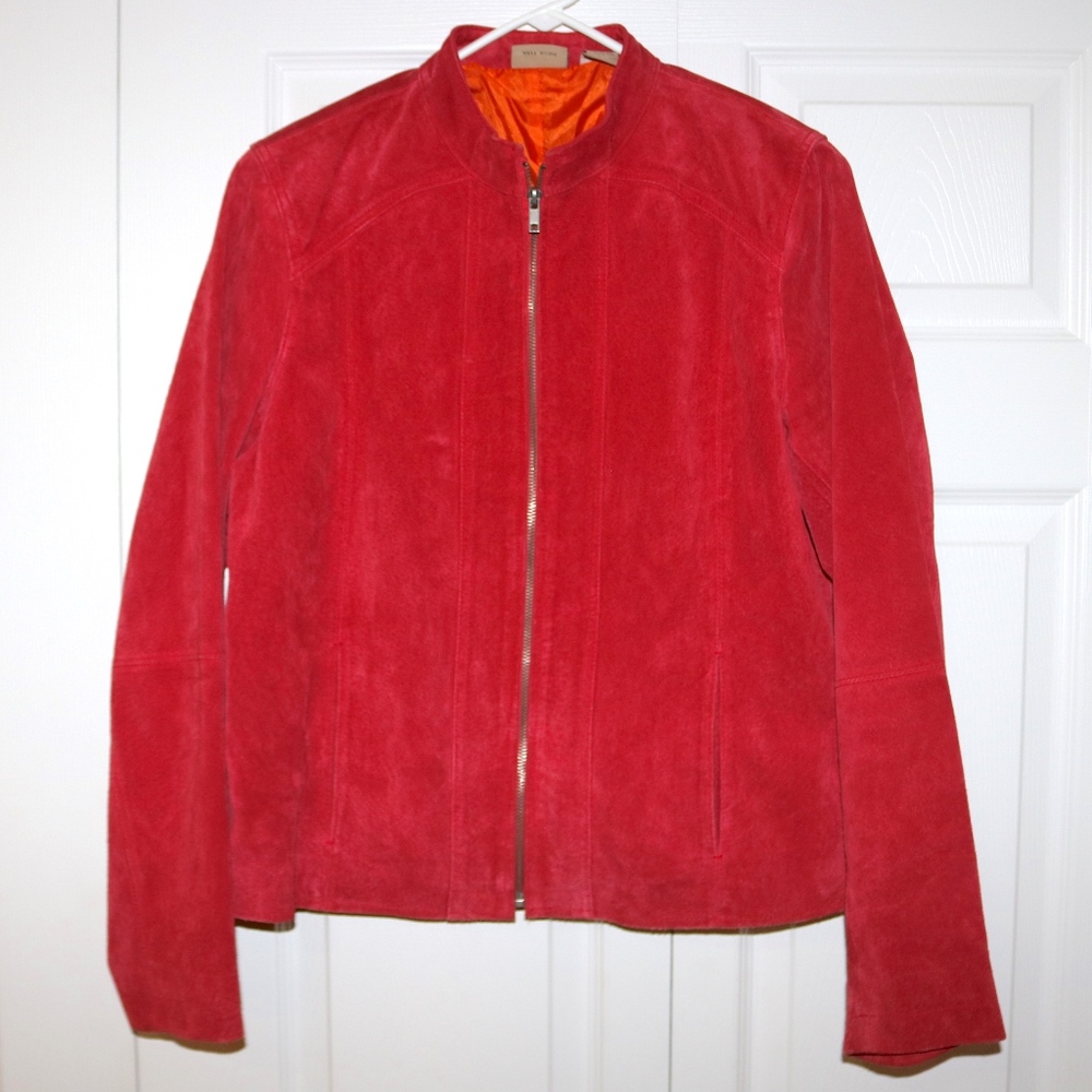 Ruff Hewn leather suede jacket